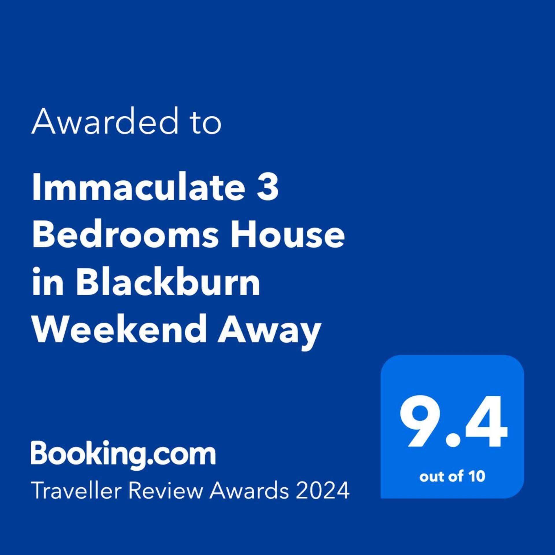 Come & Unwind In Charming 5 Bed House In Blackburn Екстериор снимка